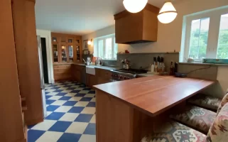 Luxury kitchen remodel in historic North Buffalo home by Stately Kitchen and Bath.