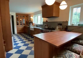 Luxury kitchen remodel in historic North Buffalo home by Stately Kitchen and Bath.